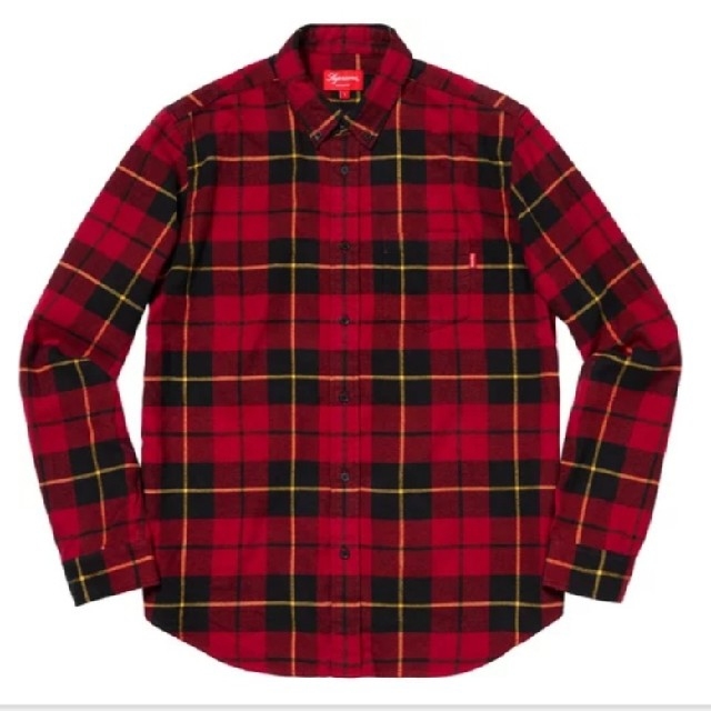 最安値　SUPREME TARTAN L/S FLANNEL SHIRT Mメンズ