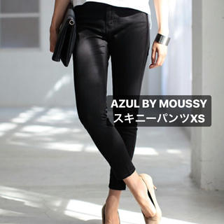 アズールバイマウジー(AZUL by moussy)のAZUL BY MOUSSY スキニーパンツ黒(スキニーパンツ)