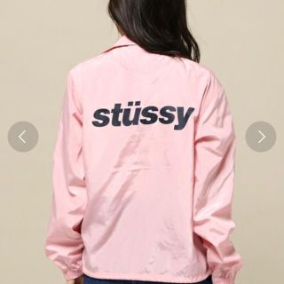 stussy woman コーチジャケット　ピンク