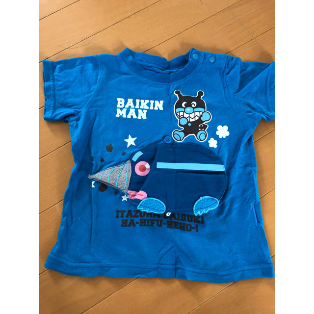 アンパンマン(アンパンマン)の最終値下げ☺︎バイキンマン Tシャツ キッズ/ベビー/マタニティのキッズ服男の子用(90cm~)(Tシャツ/カットソー)の商品写真