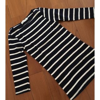 ザラ(ZARA)のZARA   ボーダーTシャツ(Tシャツ(長袖/七分))