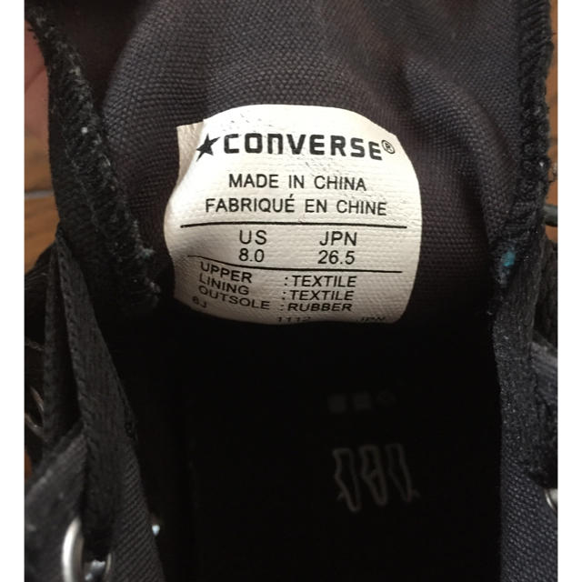 CONVERSE(コンバース)の ジャックパーセル　スワロフスキー　MID　ブラック メンズの靴/シューズ(スニーカー)の商品写真