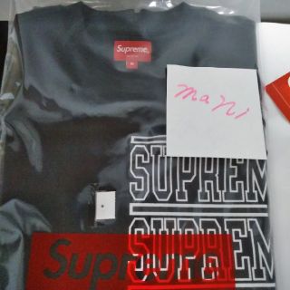 シュプリーム(Supreme)の定価以下supreme stacked L/S top black(Tシャツ/カットソー(七分/長袖))