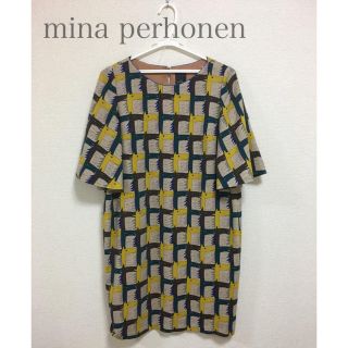 ミナペルホネン(mina perhonen)のミナペルホネン   ワンピース(ひざ丈ワンピース)