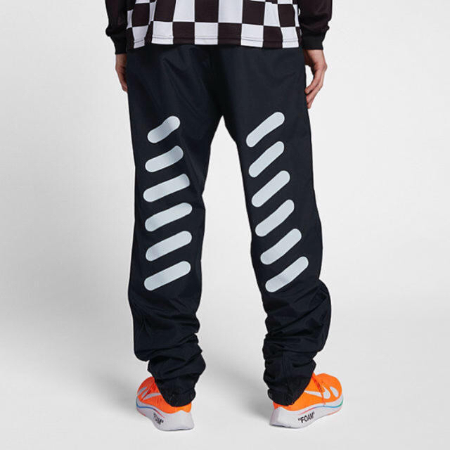 NIKE off-white TRACK PANTS S ナイロン パンツ