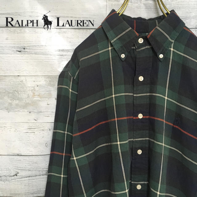 Ralph Lauren(ラルフローレン)のRalph Lauren チェックシャツ グリーン ラルフローレン メンズのトップス(シャツ)の商品写真