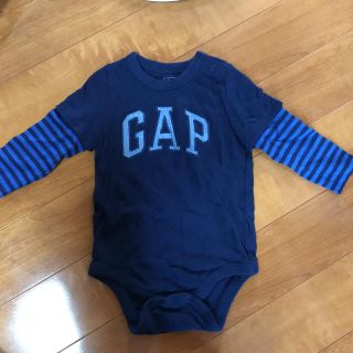 ギャップ(GAP)のgap ロンパース 重ね着風 70(ロンパース)