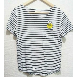 ディスコート(Discoat)のディスコートプティ スヌーピー ボーダー Tシャツ(Tシャツ(半袖/袖なし))