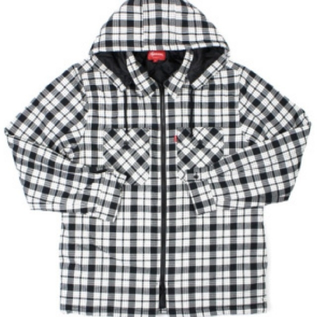 Supreme Quilted Zip Flannel Shirt 14FW その他