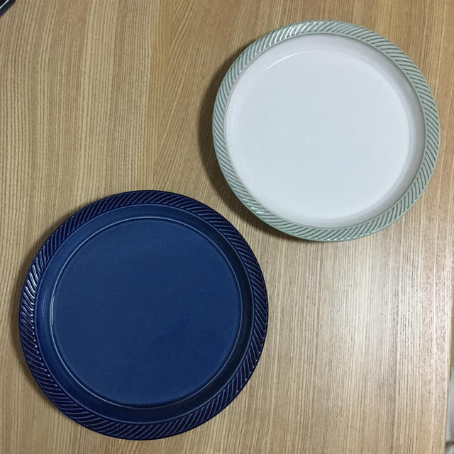 unico(ウニコ)の北欧風 平皿 2枚セット インテリア/住まい/日用品のキッチン/食器(食器)の商品写真