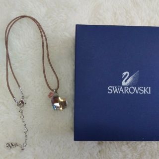 スワロフスキー(SWAROVSKI)のスワロフスキー◆正規品◆ハートと蝶のペンダントトップ(ネックレス)