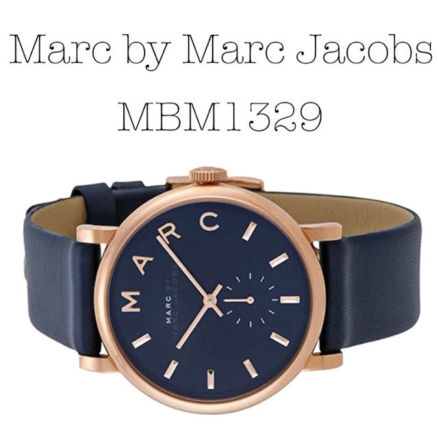 MARC BY MARC JACOBS(マークバイマークジェイコブス)の【新品未使用】Marc Jacobs 腕時計 ダークネイビー♡ レディースのファッション小物(腕時計)の商品写真