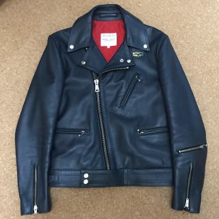 ルイスレザー(Lewis Leathers)のLewis Leathers ルイスレザー サイクロン 666期 青羽 36(ライダースジャケット)