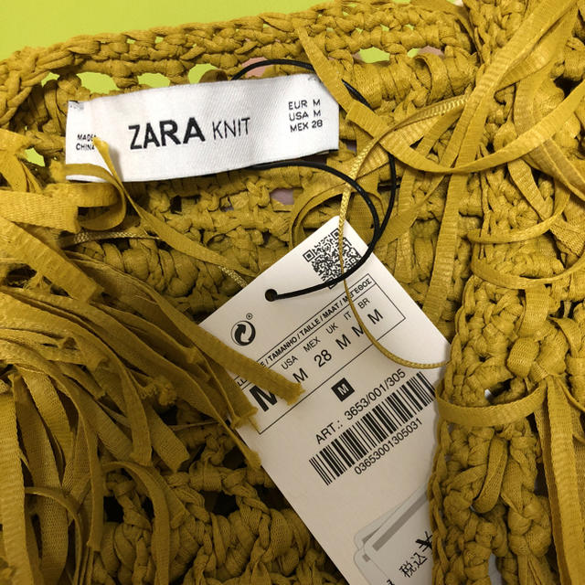 ZARA(ザラ)の早い者勝ちーー‼️‼️ZARA 新品 フリンジカーディガン レディースのトップス(カーディガン)の商品写真