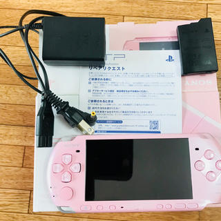 プレイステーションポータブル(PlayStation Portable)のPSP 3000 本体 可愛い！ブロッサムピンク(携帯用ゲーム機本体)