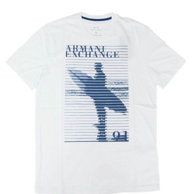 ARMANI EXCHANGE(アルマーニエクスチェンジ)の(アルマーニエクスチェンジ)ARMANI EXCHANGE Tシャツ ホワイト メンズのトップス(Tシャツ/カットソー(半袖/袖なし))の商品写真