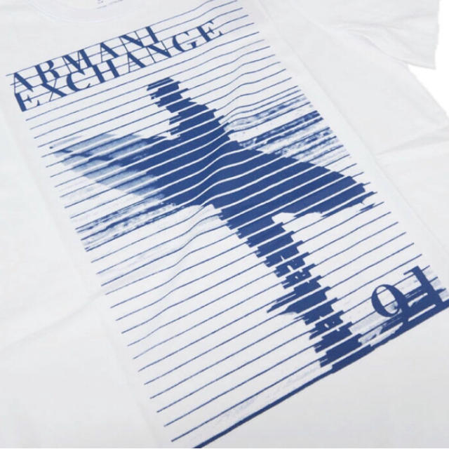 ARMANI EXCHANGE(アルマーニエクスチェンジ)の(アルマーニエクスチェンジ)ARMANI EXCHANGE Tシャツ ホワイト メンズのトップス(Tシャツ/カットソー(半袖/袖なし))の商品写真