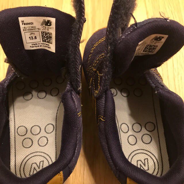 New Balance(ニューバランス)のニューバランス996 13.5センチ キッズ/ベビー/マタニティのベビー靴/シューズ(~14cm)(スニーカー)の商品写真