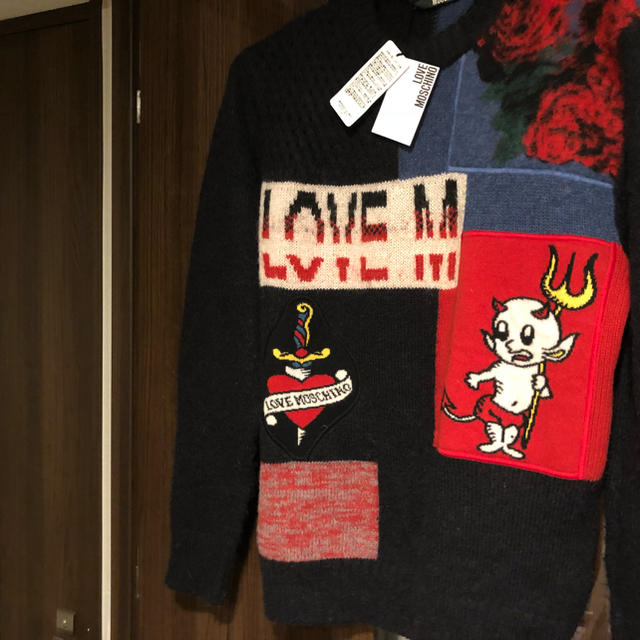 MOSCHINO(モスキーノ)のMOSCHINO モスキーノ ニット LOVE MOSCHINO メンズのトップス(ニット/セーター)の商品写真