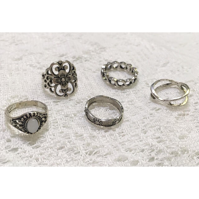 flower(フラワー)のvintage ring set 💍 レディースのアクセサリー(リング(指輪))の商品写真