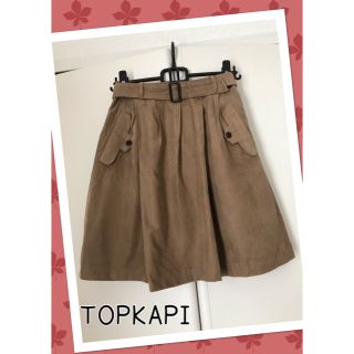 トプカピ(TOPKAPI)の最終値下げ！【TOPKAPI】膝丈 スエードタッチ スカート(ひざ丈スカート)