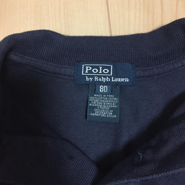 POLO RALPH LAUREN(ポロラルフローレン)のポロラルフローレン ポロシャツ80センチ キッズ/ベビー/マタニティのベビー服(~85cm)(シャツ/カットソー)の商品写真