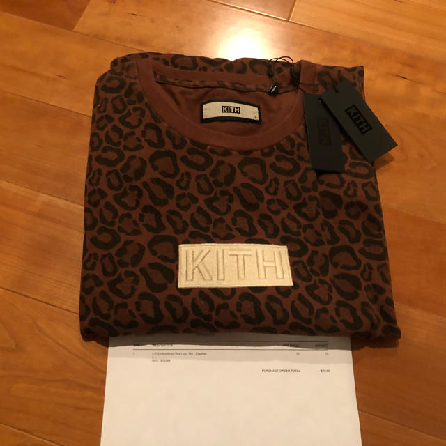 Lサイズ 最安 KITH box logo L/S tee cheetah