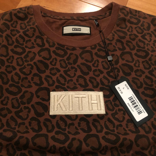 Lサイズ 最安 KITH box logo L/S tee cheetah