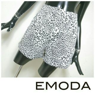 エモダ(EMODA)のEMODA*Fine Leopard roll S-PT(ショートパンツ)