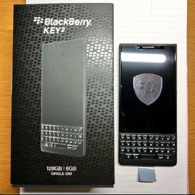 新品品質保証】（極美品）国内版SIMフリー BlackBerry KEY2 128GBの ...