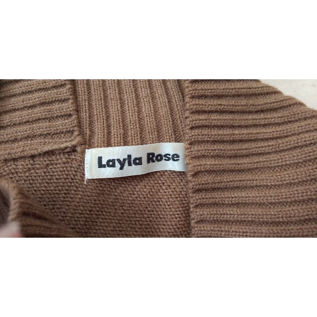 Layla Rose(レイラローズ)のLayla Rose ブラウン ニット レディースのトップス(ニット/セーター)の商品写真