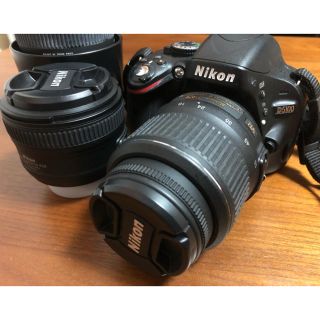 Nikon - Nikon D5100 ダブルズームレンズキット+望遠レンズの通販 by