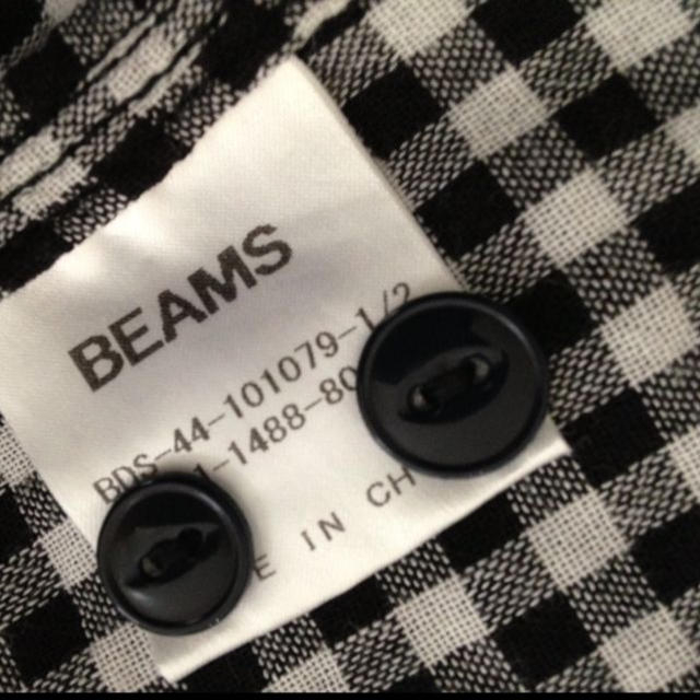 BEAMS(ビームス)のビームス メンズMサイズ シャツ レディースのトップス(シャツ/ブラウス(半袖/袖なし))の商品写真