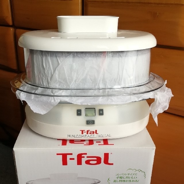 T-fal 卓上電気蒸し器　ウルトラコンパクトII ライム