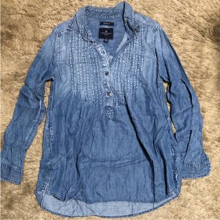 アメリカンイーグル(American Eagle)のアメリカンイーグル★デニムシャツ 美品(シャツ/ブラウス(長袖/七分))