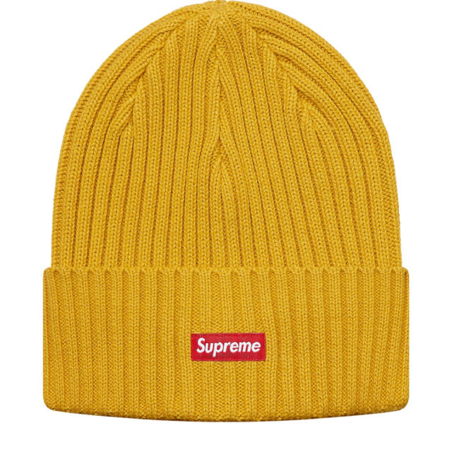 Supreme(シュプリーム)のSupreme 18ss Overdyed Ribbed Beanie イエロー メンズの帽子(ニット帽/ビーニー)の商品写真