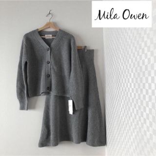 ミラオーウェン(Mila Owen)のレオレオレオ様専用  新品❤️ミラオーウェン カーディガンセットアップ(カーディガン)