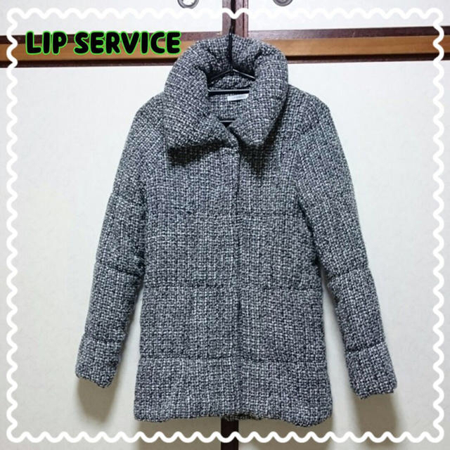 LIP SERVICE(リップサービス)のリィ様 専用✱LIP SERVICE(♡)ツイードダウン レディースのジャケット/アウター(ダウンコート)の商品写真