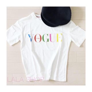 ザラ(ZARA)のVOGUE  PARIS Ｔシャツ♡カラフルプリント ヴォーグ パリス(Tシャツ(半袖/袖なし))