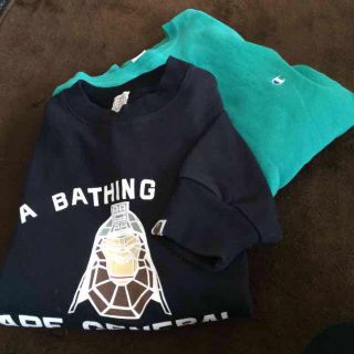 アベイシングエイプ(A BATHING APE)の2着セット♡メンズ XL(トレーナー/スウェット)