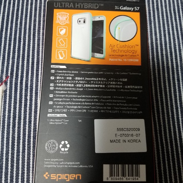 Spigen(シュピゲン)のspigen Galaxy s7 ケース スマホ/家電/カメラのスマホアクセサリー(Androidケース)の商品写真