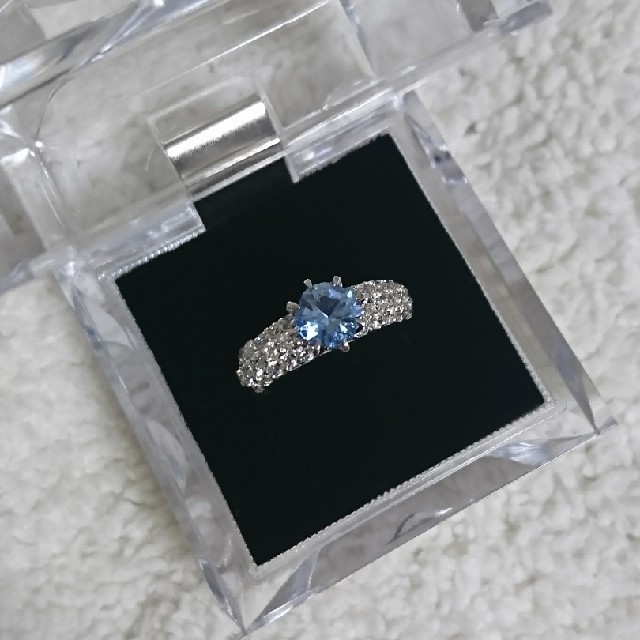 JEWELRY TSUTSUMI(ジュエリーツツミ)の新品☆ブルー×ジルコニアリング レディースのアクセサリー(リング(指輪))の商品写真
