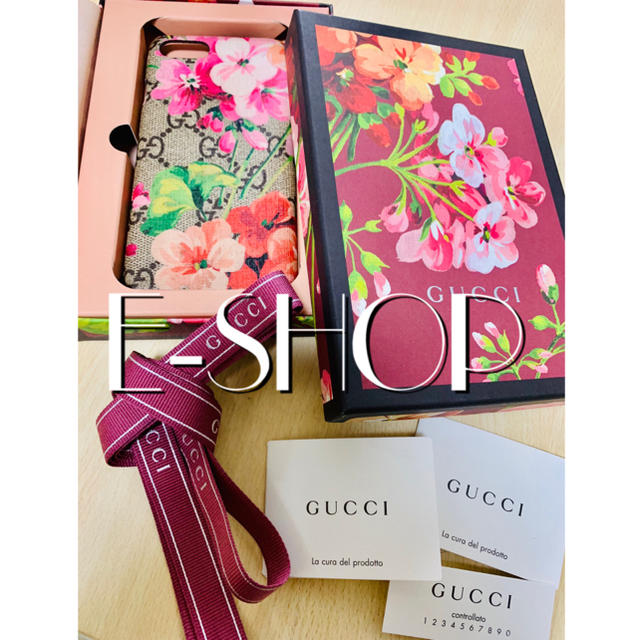 ipod touch 7 ケース | Gucci - GUCCI iPhone7ケースの通販 by <プロフ必読>E-SHOP｜グッチならラクマ