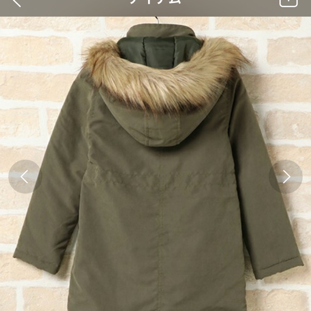 ikka(イッカ)のikka モッズコート レディースのジャケット/アウター(モッズコート)の商品写真