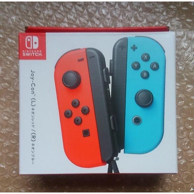 [新品]Joy-Con (L) ネオンレッド/ (R) ネオンブルー ジョイコン エンタメ/ホビーのゲームソフト/ゲーム機本体(家庭用ゲーム機本体)の商品写真