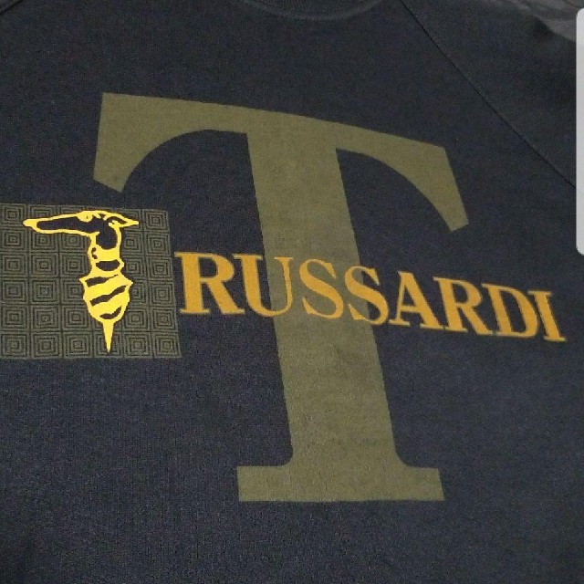 Trussardi(トラサルディ)のイタリア製 90s ビンテージ トラサルディ ロゴ トレーナー メンズのトップス(スウェット)の商品写真