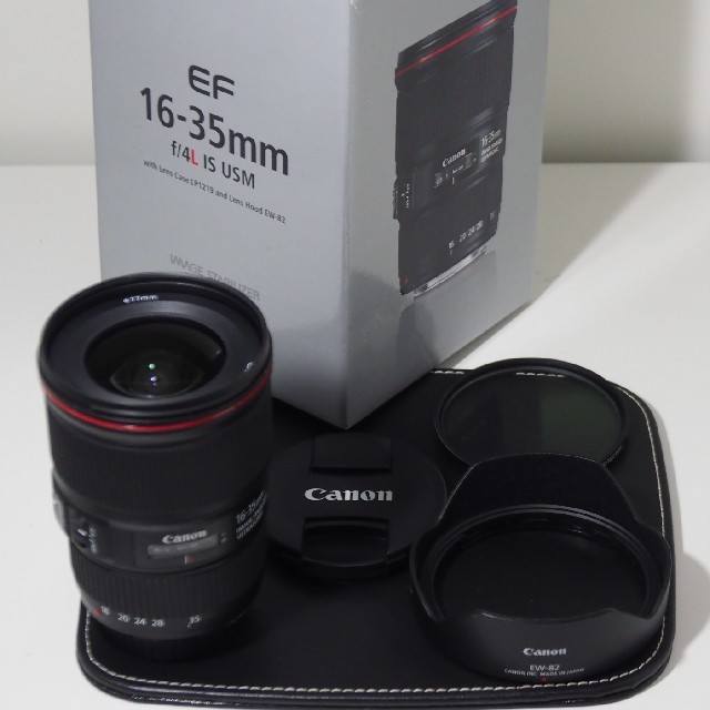 Canon - 【yu-さま専用】Canon EF 16-35mm F4L IS 保護・PL付