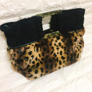 イアパピヨネ(ear PAPILLONNER)のmimimi ミミミ ear PAPILLONNER bag ヒョウ柄(ショルダーバッグ)