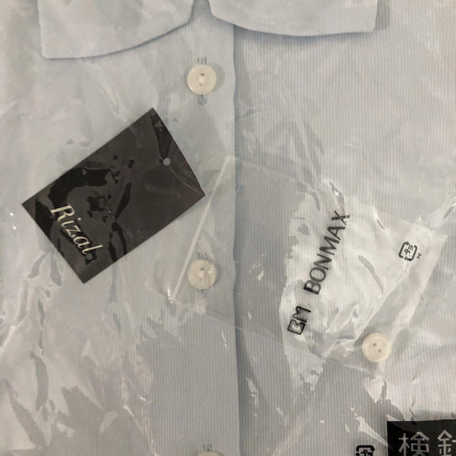 Rizal  半袖ブラウス   9号  ブルー  未使用 レディースのトップス(シャツ/ブラウス(半袖/袖なし))の商品写真