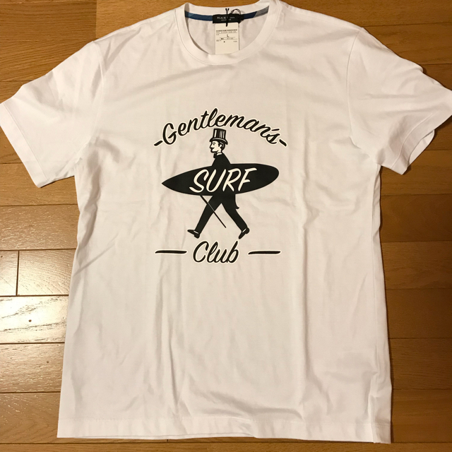 BLACK LABEL CRESTBRIDGE(ブラックレーベルクレストブリッジ)のブラックレーベルクレストブリッジ Ｔシャツ サイズＬ ホワイト色 メンズのトップス(Tシャツ/カットソー(半袖/袖なし))の商品写真